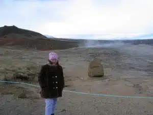 Photo of my Mom, Gertrude M. Webb, in Iceland- circa 2004